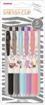 Zebra Zseléstoll készlet, 0, 33 mm, nyomógombos, ZEBRA "Sarasa Clip Kawai Animal" (5 db) (TZ48267)