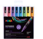 uni Filctoll PC-3ML 8db-os készlet CSILLÁMLÓ (csillámló sárga, Piros, rózsaszín, lila, kék, villágoskék, Zöld, Narancs) (2UPC3MLCSKL)