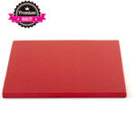 Decora Platou Tort Patrat Rosu, 35 x 35 x H 1.2 cm (931855) Tava