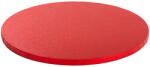 Decora Platou Tort Rotund Rosu Satinat, O 36 x H 1.2 cm (931362) Tava