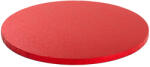 Decora Platou Tort Rotund Rosu Satinat, O 40 x H 1.2 cm (931363) Tava