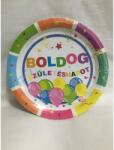  Boldog születésnapot papír tányér lufis