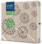 PAW újrahasznosított papírszalvéta 33x33 cm 3 rétegű 20 lap/csomag Pitypang