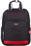 DACO Ghiozdan scoala DACO GH568N, 41 cm, cu sectiune laptop, Negru/Rosu (GH568N)