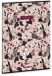 Ars Una Füzet sima ARS UNA A/4 40 lapos Extra kapcsos Flowery Pink (53803757) - tonerpiac