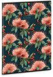 Ars Una Füzet sima ARS UNA A/4 40 lapos Extra kapcsos Flowery Green (53804198) - tonerpiac