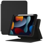 Baseus MINIMALIST tok álló, bőr hatású (aktív FLIP, mágneses, TRIFOLD, asztali tartó, ceruza tartó) FEKETE Apple IPAD 10.2 (2021), IPAD 10.2 (2020), IPAD 10.2 (2019) (ARJS041001)