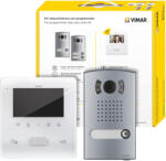 Vimar 7558/E Еднофамилен видеодомофонен комплект Due Fili Plus, 4, 3'' hands-free цветен дисплей (7558/E)