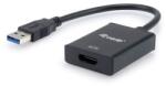 Equip Átalakító - 133385 (USB-A3.0 to HDMI, fekete) (133385) - smart-otthon
