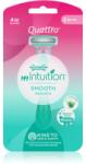 Wilkinson Sword Quattro for Women My Intuition Smooth aparat de ras de unică folosință Aloe and Vitamin E 3 buc