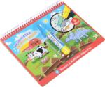 WIKY Planse de colorat cu apa animale cu pix 18, 5x15, 5 cm (WKW027842) Carte de colorat
