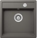 SCHOCK Mono N-100S Chiuveta bucatarie granit Cristadur 49x51 cm, gri (silverstone) (MONN100SSILVSA) Chiuveta