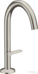 Hansgrohe AXOR ONE Select 170 mosdó csaptelep, klik-klak leeresztővel, rozsdamentes acél hatású 48020800 (48020800)