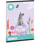 Ars Una Ars Una: Cute Animals - Kitten cicás 3. osztályos vonalas füzet A/5 (53603685) - jatekshop