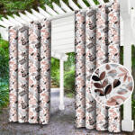 Mondo Italia Kerti függöny a gyűrűk a teraszon MIGD305