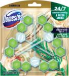 Domestos Aroma Lux White Rose&Tea Tree Oil WC-frissítő 3x55 g