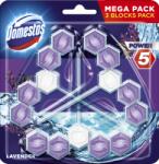 Domestos Power 5 Lavender WC-frissítő 3x55 g