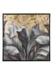 Bizzotto Tablou canvas in ulei Leaves 82.6x4.3x82.6 cm (0240763)