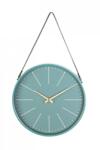 Bizzotto Ceas perete verde Timmely 40x6x66 cm (0182438)
