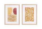 Bizzotto Set 2 tablouri Sherley 30x4x40 cm (x2) (0240755)