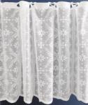 Laguna Fehér jaquard vitrage függöny Hópehely 60x180cm (00229)