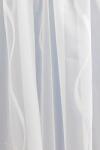 Látvány Textil Kft Fehér voila kész függöny fehér nyírt mintával Hullám 80x130cm bújtatós