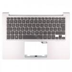 ASUS 90NB04Y1-R31HU0 gyári új, magyar háttérvilágításos fekete laptop billentyűzet + ezüst színű felső fedél (14937)