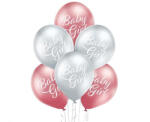 Godan Baby Girl Glossy léggömb, lufi 6 db-os 12 inch (30cm) MLG065114 (MLG065114)