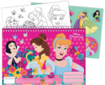 GIM Disney Hercegnők Spring A/4 spirál vázlatfüzet 40 lapos matricával GIM33152416 (GIM33152416)