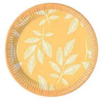 Procos Orange Leaves, Levél papírtányér 8 db-os 20 cm PNN95210 (PNN95210)