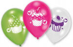 Amscan Cupcake, Muffin léggömb, lufi 6 db-os DPA997337 (DPA997337)