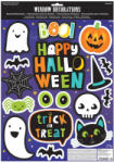 Amscan Halloween Ablak matrica 17 db-os DPA9907449 (DPA9907449)