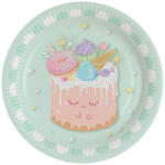 Amscan Crazy Cake, Sütemény papírtányér 8 db-os 23 cm DPA9916942 (DPA9916942)