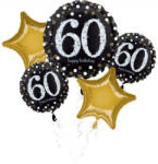 Amscan Happy Birthday 60 Fólia lufi 5 db-os szett DPA3214701 (DPA3214701)