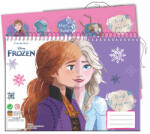 GIM Disney Jégvarázs A/4 spirál vázlatfüzet 40 lapos matricával GIM34168416 (GIM34168416)