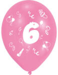 Amscan Happy Birthday 6 léggömb, lufi 8 db-os 10 inch (25, 4cm) DPA996580 (DPA996580)