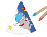 Godan Universe, Űr színezhető parti kalap, csákó 6 db-os MLG132489 (MLG132489)