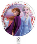 Procos Disney Frozen II, Jégvarázs papírtányér 8 db-os 23 cm FSC PNN93430 (PNN93430)