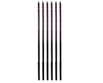 Godan Ombre Purple Glitter, Lila tortagyertya, gyertya szett 6 db-os MLG171235 (MLG171235)