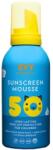 EVY Spuma de fata si corp pentru copii cu SPF 50 Sunscreen Mousse, 150 ml, Evy Technology