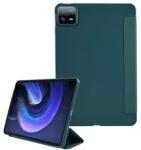 Gigapack GP-152977 Xiaomi Pad 6 sötétzöld bőr hatású oldalra nyíló tok (GP-152977)