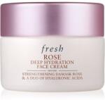 fresh Rose Deep Hydration Face Cream hidratáló arckrém hialuronsavval 15 ml