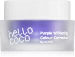 Hello Coco Purple Whitening Colour Corrector por fehérítéshez és foltok eltávolításához 12 g