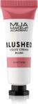 MUA Makeup Academy Blushed Liquid Blusher folyékony arcpirosító árnyalat Dusky Rose 10 ml
