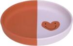 Lässig Plate Happy Rascals Heart lavender