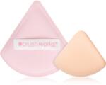 Brushworks Triangular Powder Puff Duo szivacsos applikátor make-upra