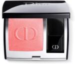 Dior Rouge Blush arcpirosító kompakt ecsettel és tükörrel árnyalat 028 Actrice (Satin) 6.7 g