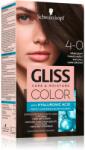Schwarzkopf Gliss Color tartós hajfesték árnyalat 4-0 Natural Dark Brown