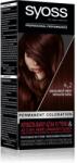 Syoss Permanent Color tartós hajfesték árnyalat 4_2 Mahogany Red