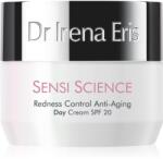 Dr Irena Eris Sensi Science Redness Control Anti-Aging Day Cream intenzív kisimító nappali krém a ráncok ellen SPF 20 50 ml